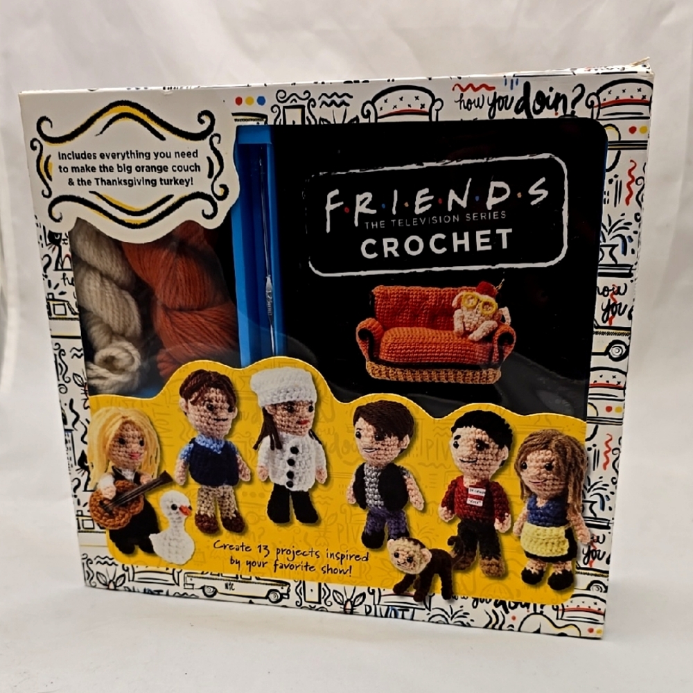 Friends Crochet Kit with Yarn and Tools